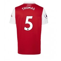 Fotbalové Dres Arsenal Thomas Partey #5 Domácí 2022-23 Krátký Rukáv